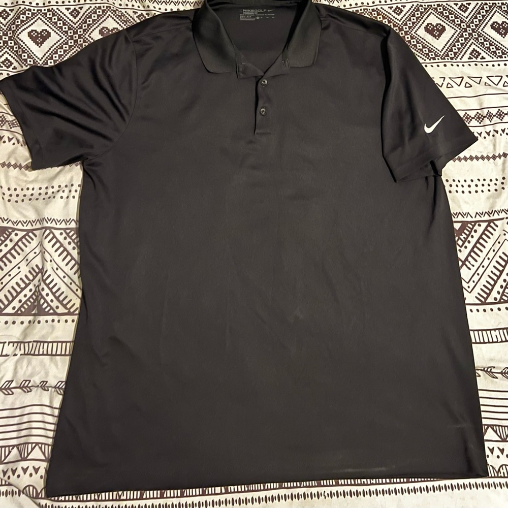 Mens Nike golf polo (XL) in black